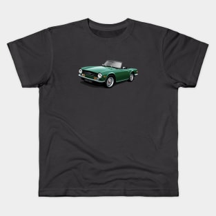 Triumph TR6 in dark green Kids T-Shirt